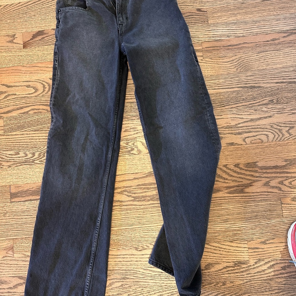 We The Free Black Straight Leg Jeans Classic Style